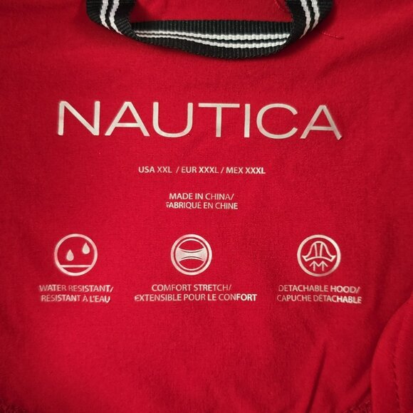 Nautica Women’s Softshell Hooded Red Zip Up Jacket Fleece Lined Size XXL - Picture 13 of 16
